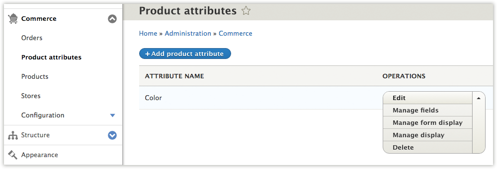 Locating list of attributes