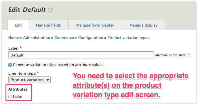 Adding Product Attribute to Product Variation